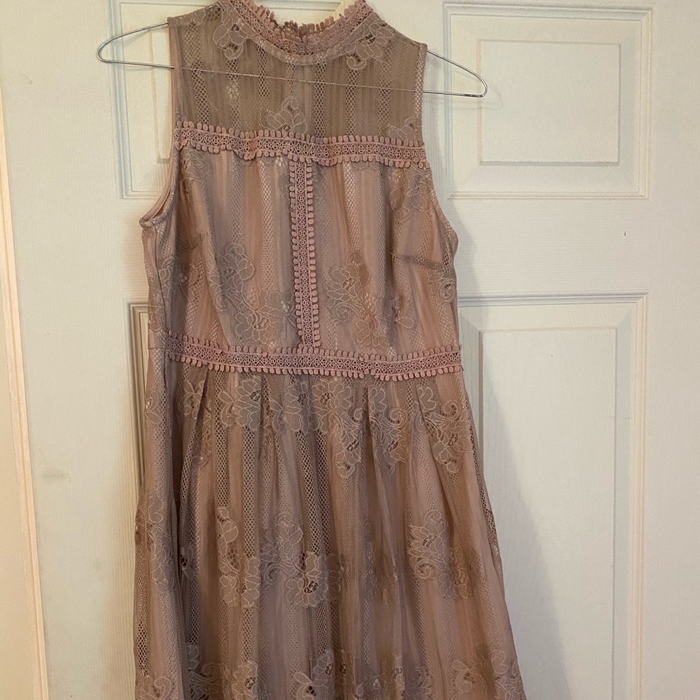Dusty rose altar’d state dress size M